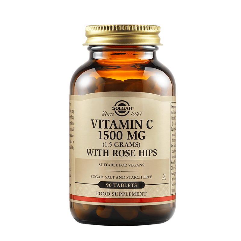 шипка и витамин ц 1500mg, таблетки, 90 броя