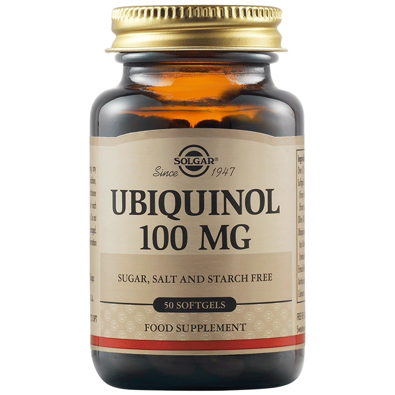 убиквинол 100mg, меки капсули, 50 броя