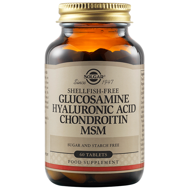 Glucosamine hyaluronic acid chondroitin MSM_60 tabs