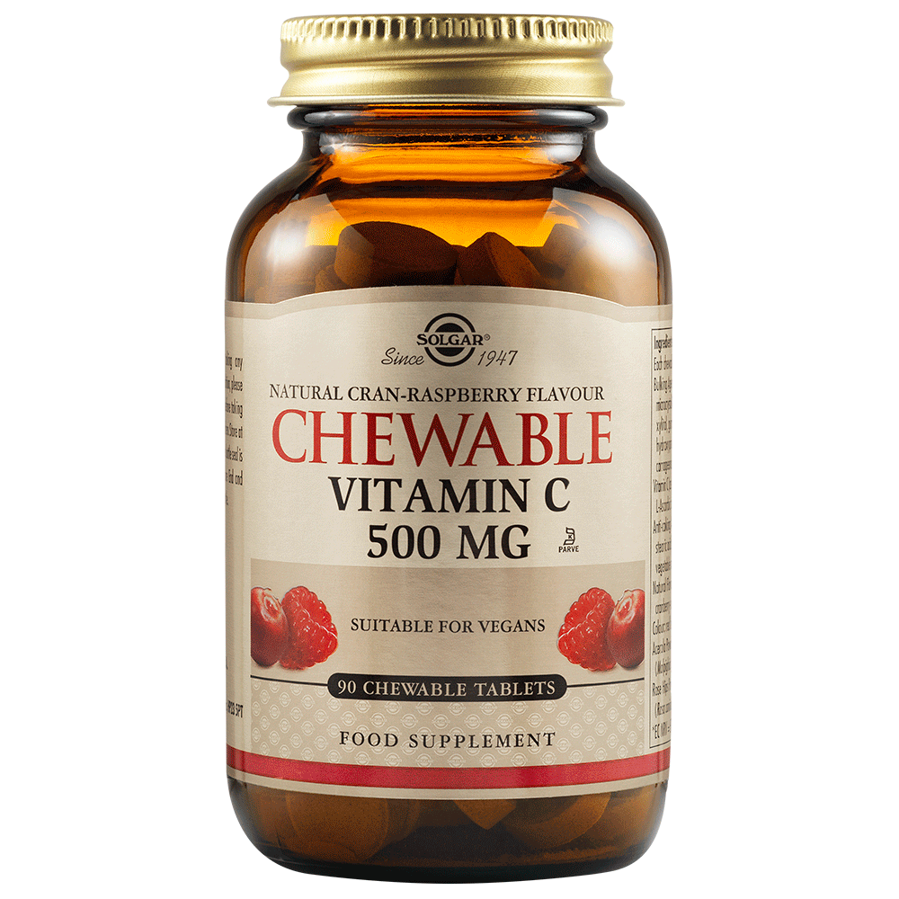 Vitamin C_500mg_90 chewable tabs_raspberry