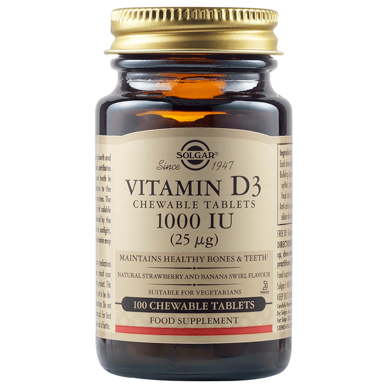 Vitamin D3_1000IU_100 chewable tabs